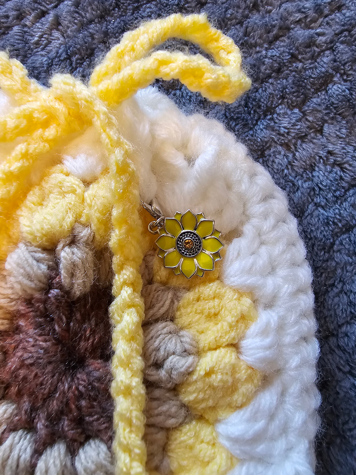 Sunflower Drawstring Bag