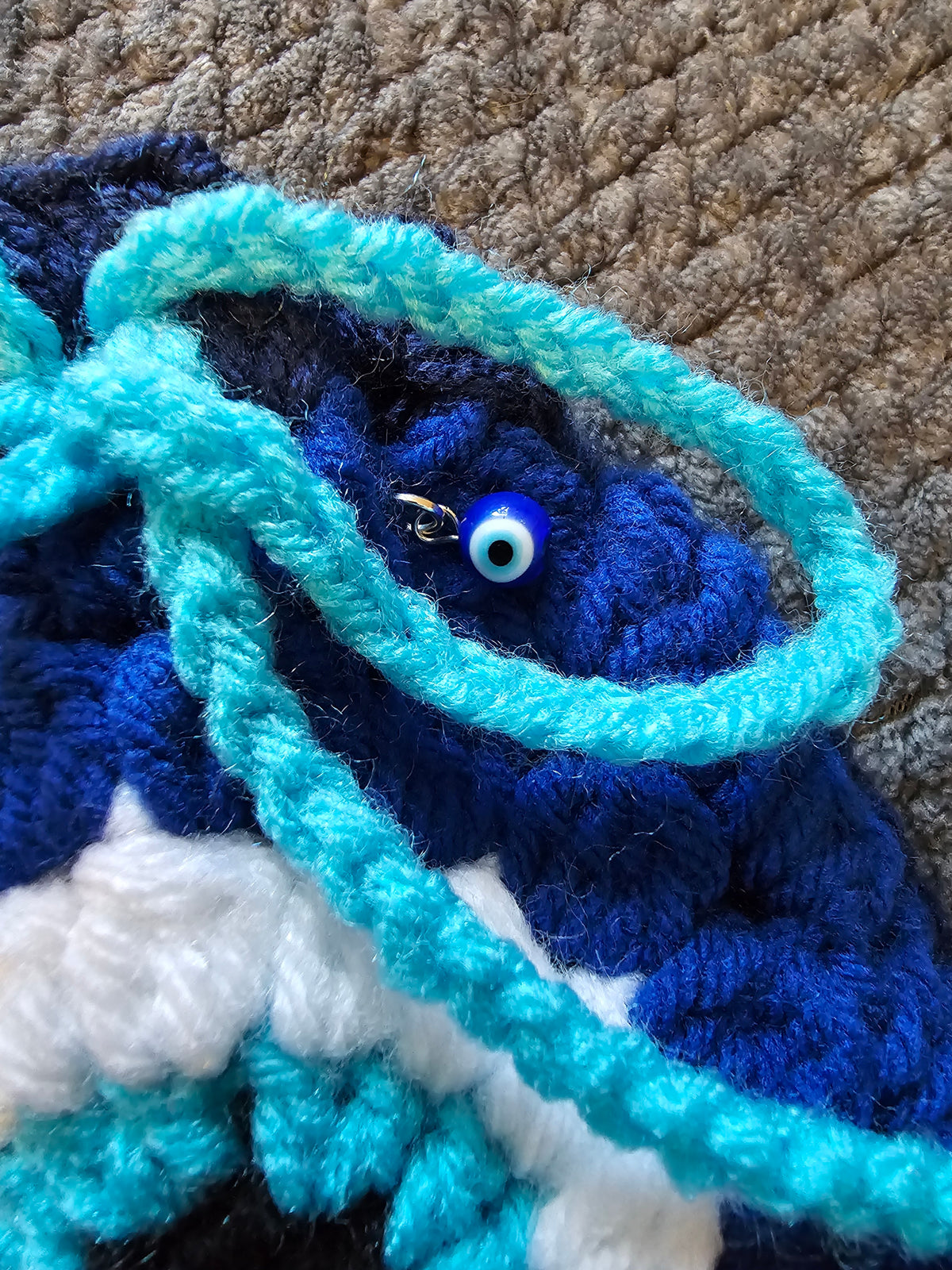 Evil Eye Drawstring Bag