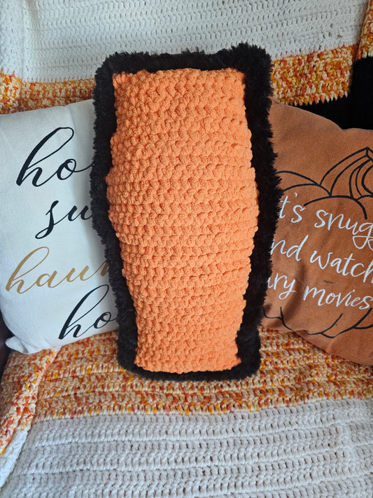 Black and Orange Cuddle Coffin