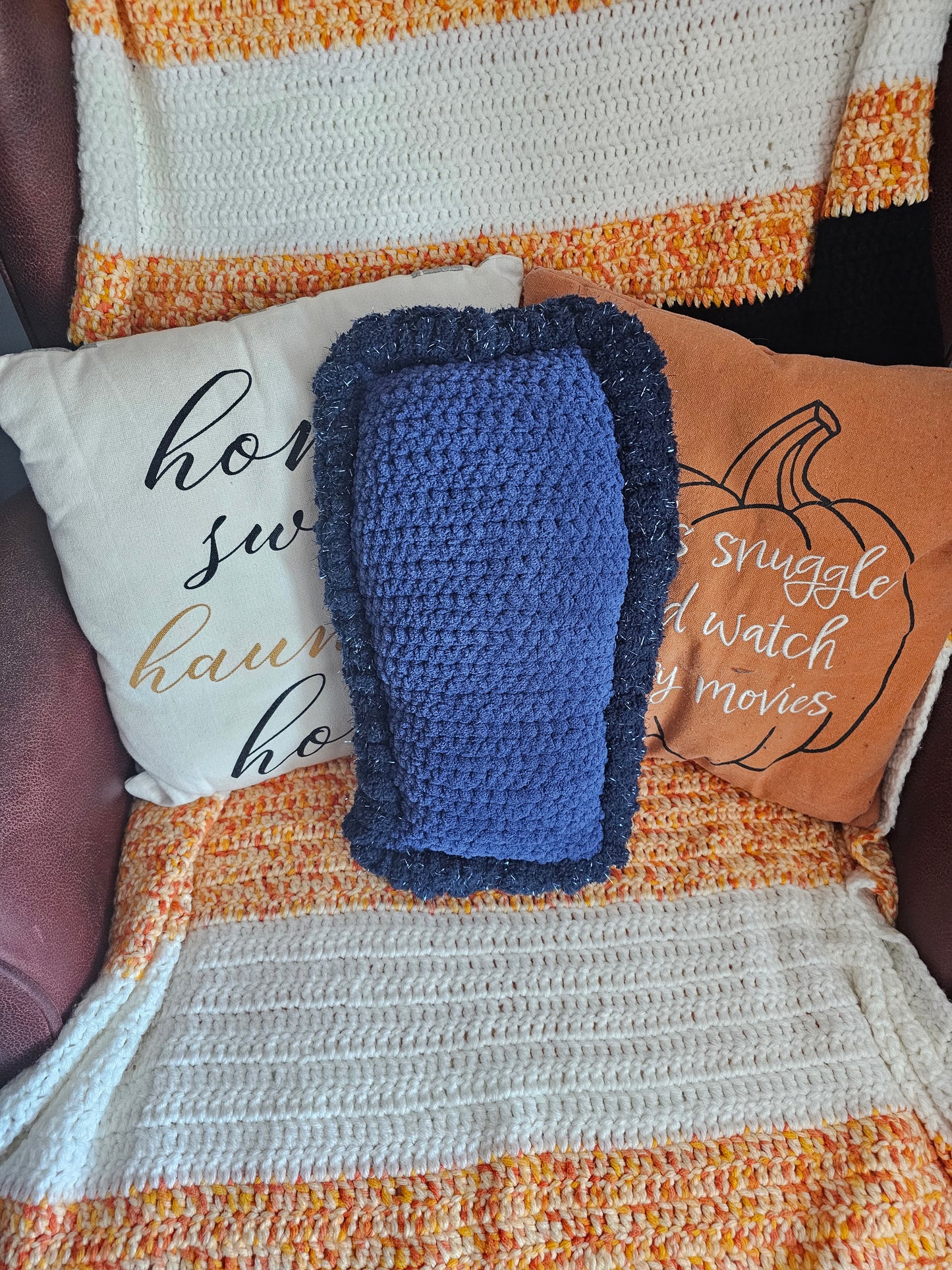 Sparkle Blue Cuddle Coffin