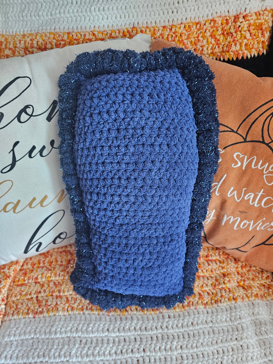 Sparkle Blue Cuddle Coffin