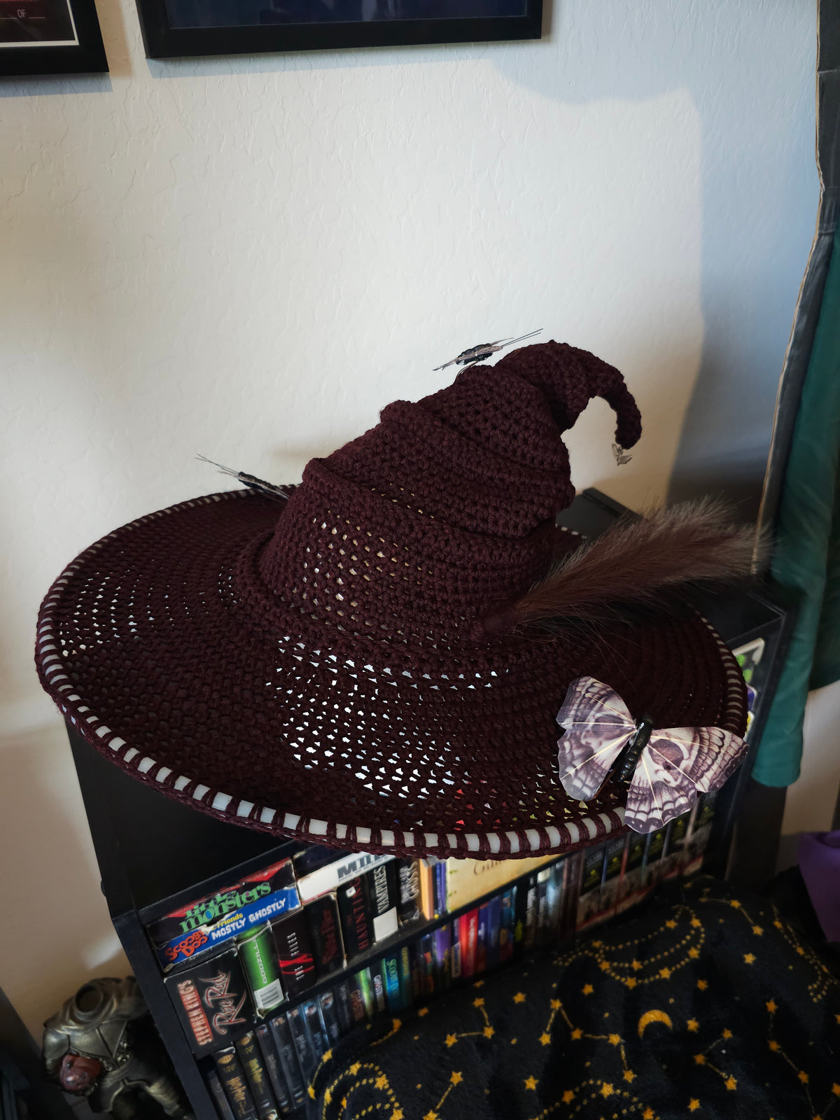 Witch/Wizard Hat - Skull Moth