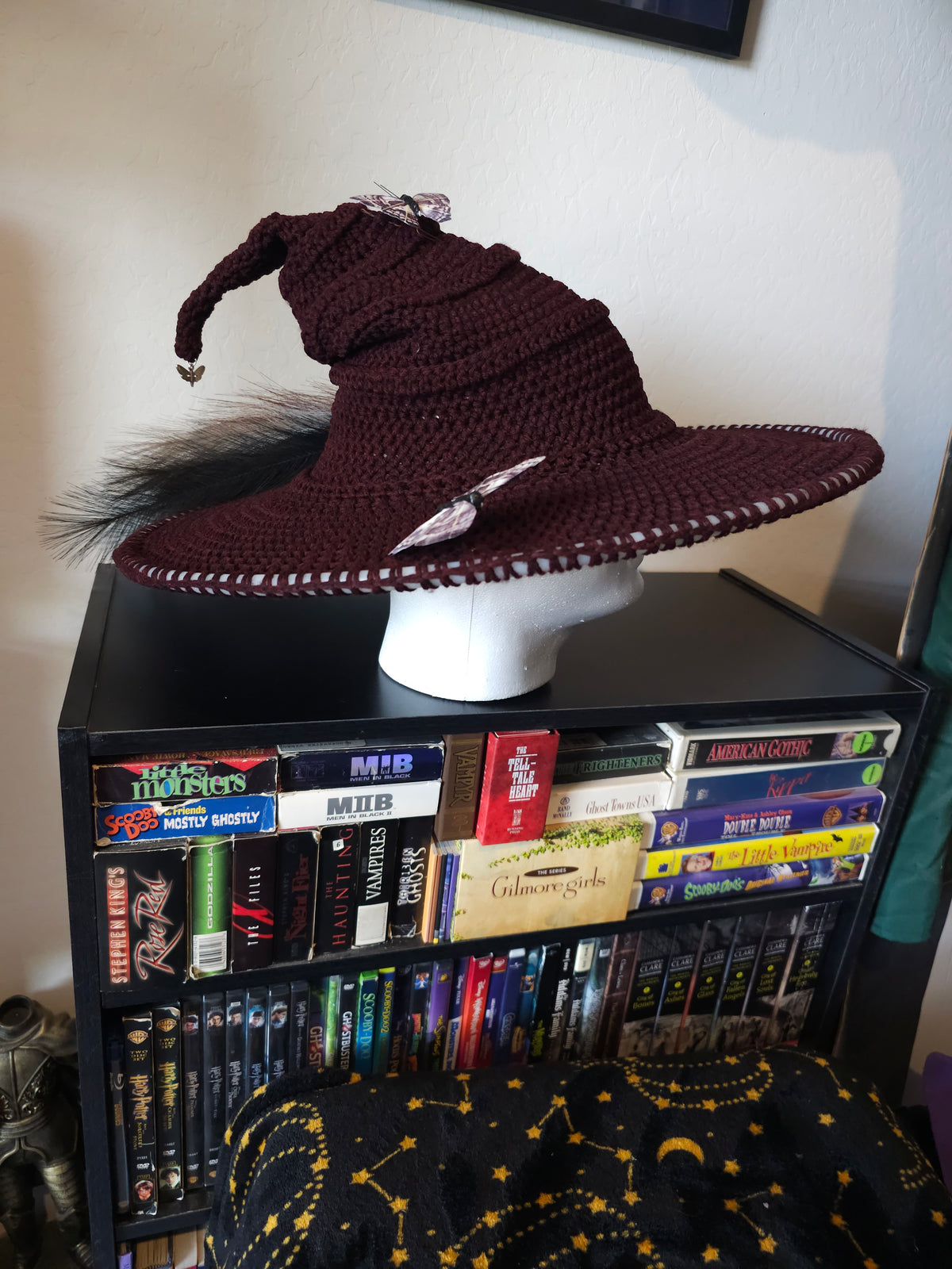 Witch/Wizard Hat - Skull Moth