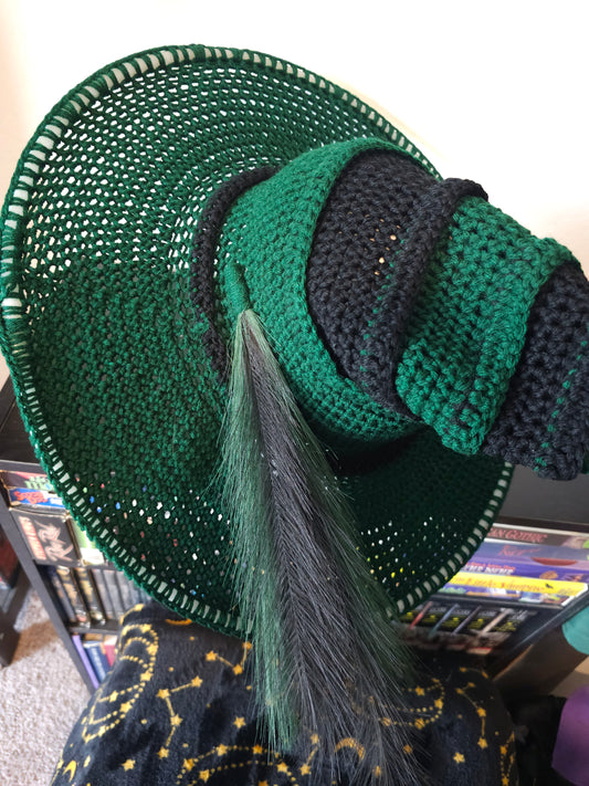 Witch/Wizard Hat - Slytherin Inspired