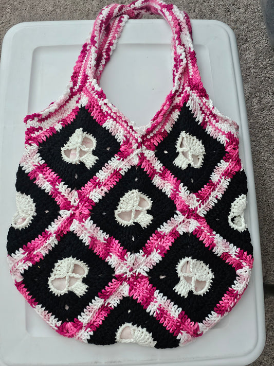 Valloween Bats Skull Purse