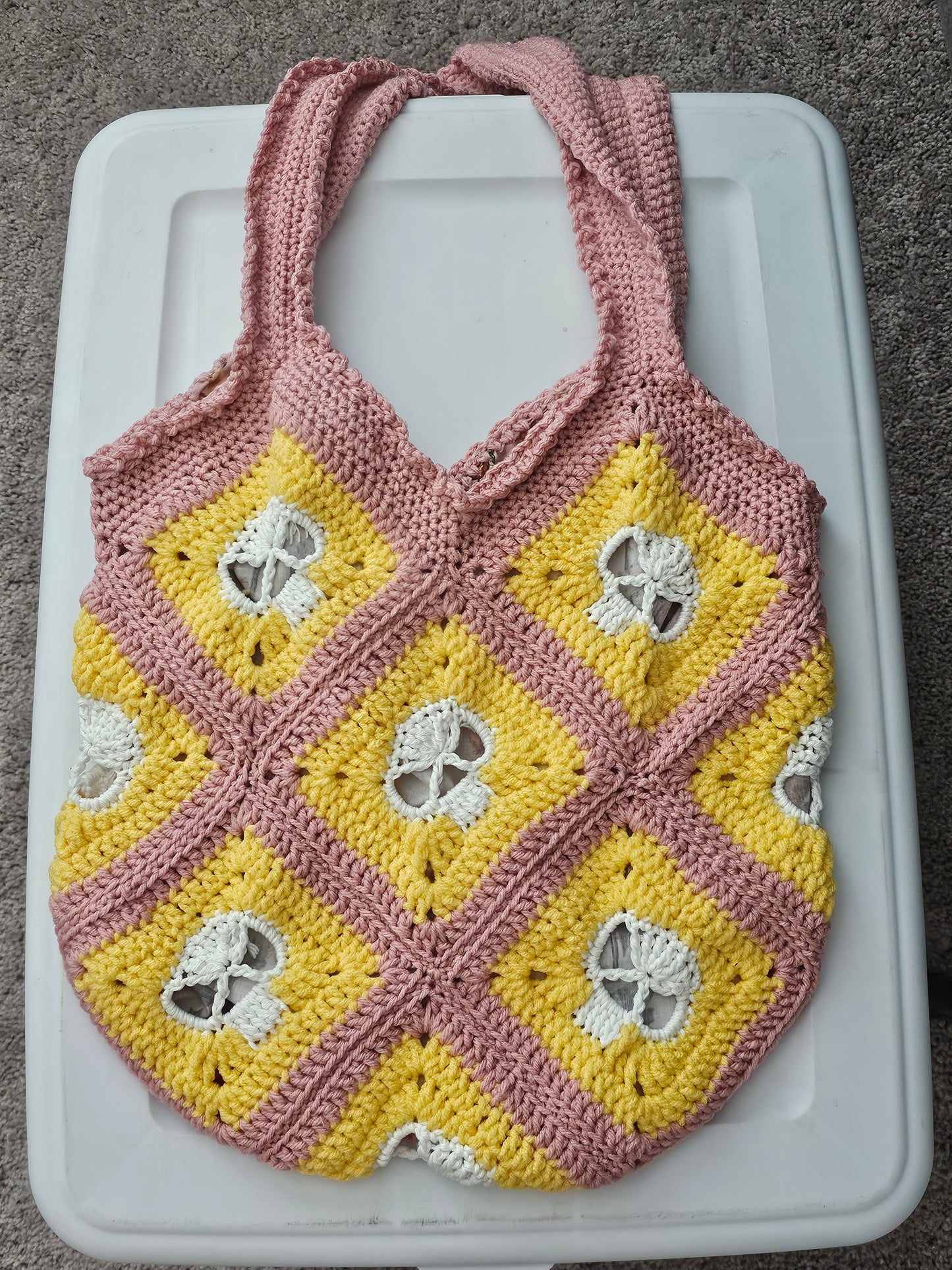 Pink Lemonade Vintage Skull Purse