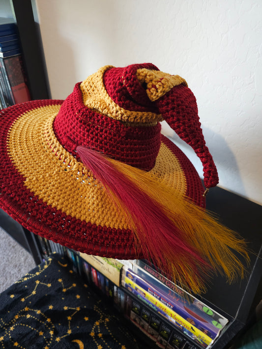 Witch/Wizard Hat - Gryffindor Inspired