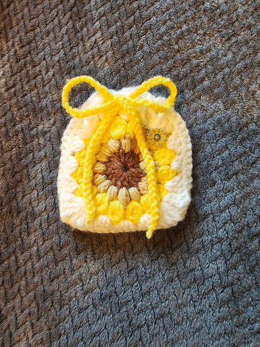Sunflower Drawstring Bag