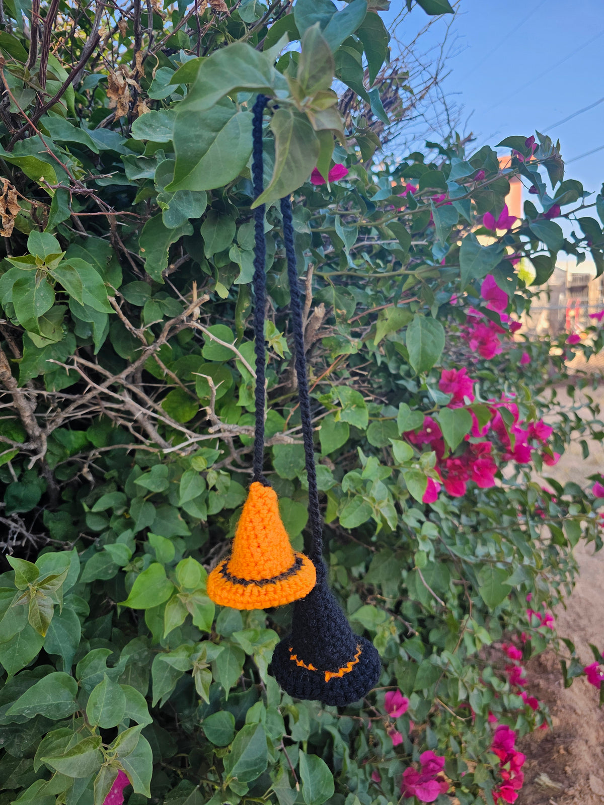 Witch Hat Car Mirror Ornament
