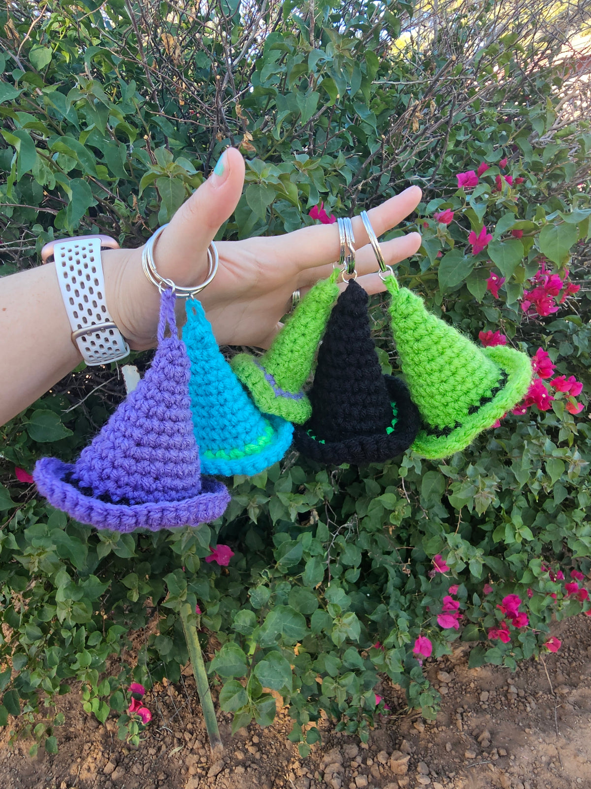Witch Hat Keychains