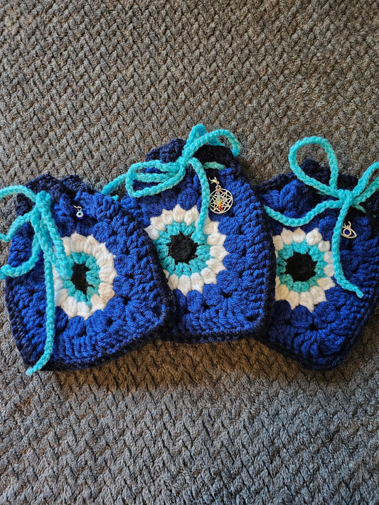 Evil Eye Drawstring Bag